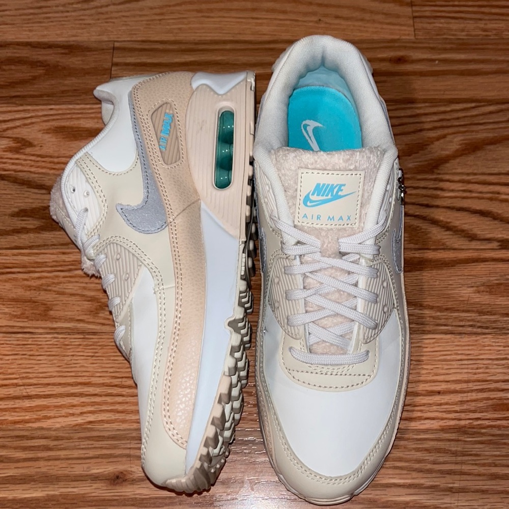 Nike Air Max 90 "Phantom/Metallic Silver/Shimmer" Women's Shoe